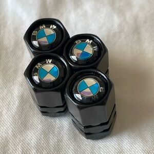 Four New BMW Valve Stem Covers for Tires